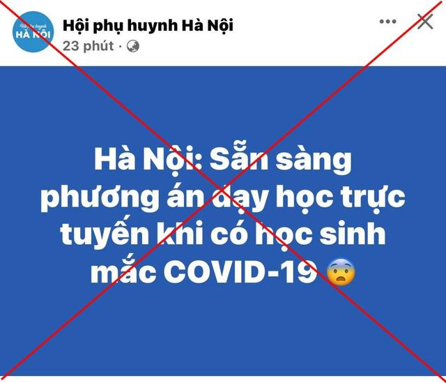 Phụ huynh hoang mang vì thông tin Hà Nội sẵn sàng dạy học trực tuyến khi có học sinh mắc COVID-19.