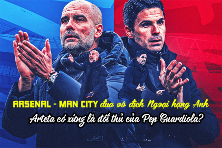 Arsenal - Man City đua vô địch: Arteta có xứng là đối thủ của Pep Guardiola?