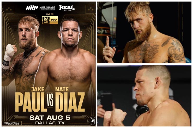 Jake Paul đấu với Nate Diaz