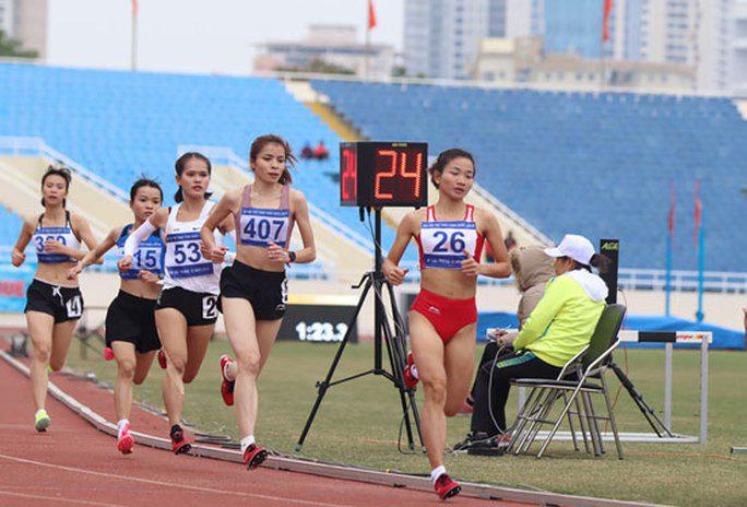 Nguyễn Thị Oanh (26) hướng tới mục tiêu bảo vệ 3 ngôi vô địch tại SEA Games 32. (Ảnh: QUÝ LƯƠNG)