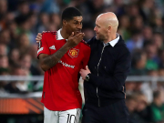 Bóng đá - Ten Hag hé lộ tin vui về Rashford: Hồi phục thần tốc kịp tái đấu Sevilla?