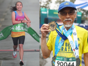 Thể thao - “Nữ hoàng chân đất” lần đầu mang giày vô địch marathon, cụ ông 74 tuổi “gây sốt”