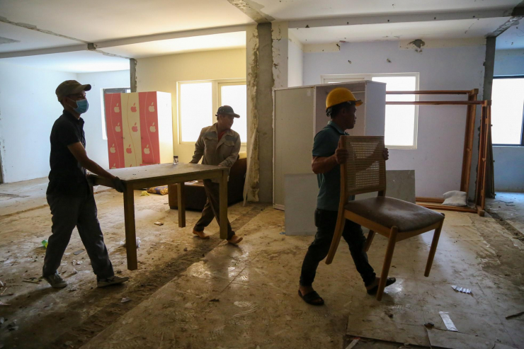 Tháo dỡ hàng chục căn hộ sai phép tại chung cư cao cấp Đà Nẵng - 7