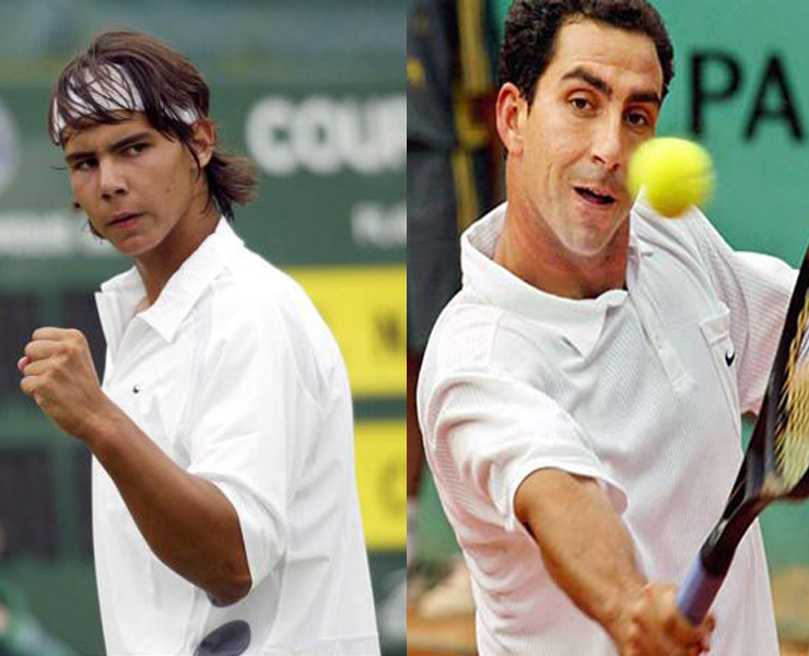 Chàng thiếu niên Rafael Nadal đã khiến đương kim vô địch Roland Garros Albert Costa gặp cú sốc ở vòng 2 Monte Carlo Masters 2003