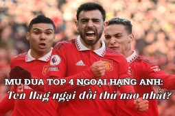 MU đua top 4 Ngoại hạng Anh: Ten Hag ngại đối thủ nào nhất?