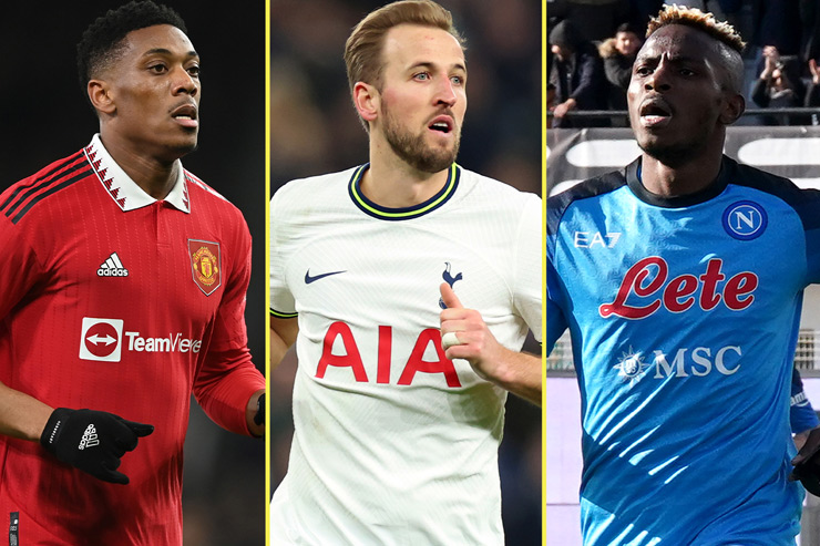 MU muốn có Harry Kane hoặc Victor Osimhen để thay Martial