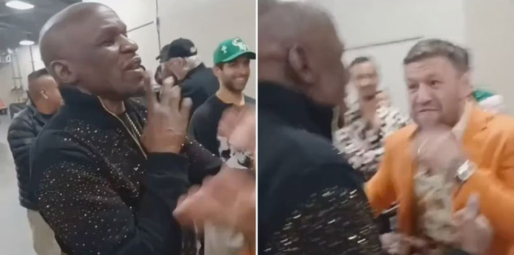 Conor McGregegor gặp lại Floyd Mayweather Sr. sau 6 năm và muốn tôn ông làm sư phụ