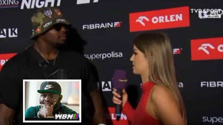 Dillian Whyte bất ngờ tố cáo đàn em&nbsp;Martin Bakole (ảnh nhỏ) là kẻ ấu dâm trên sóng truyền hình trực tiếp