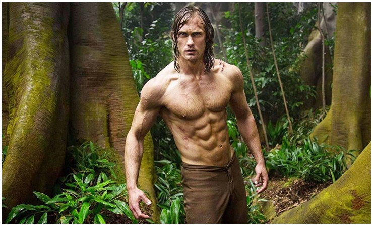 Tài tử Alexander Skarsgard từng gây ấn tượng mạnh mẽ trong vai diễn Tarzan khoe trọn body cực phẩm trên màn ảnh.&nbsp;
