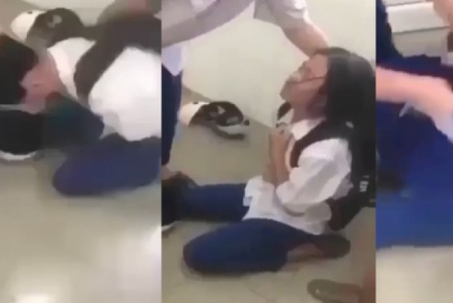 Quảng Trị: 1 nữ sinh bị đánh, xé áo trong nhà vệ sinh