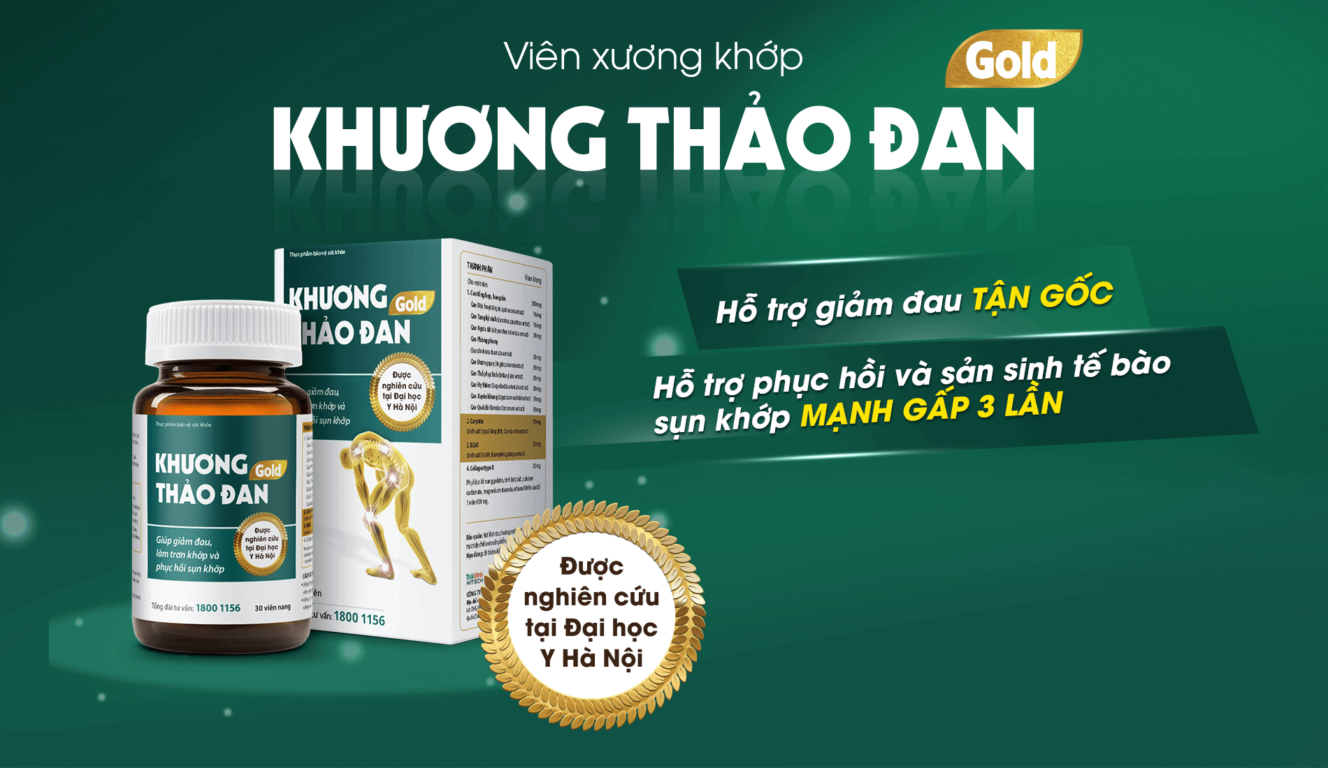 Khương Thảo Đan Gold - Giải pháp "vàng" cho bệnh khớp vinh danh tại Thương hiệu dẫn đầu Việt Nam 2023 - 4