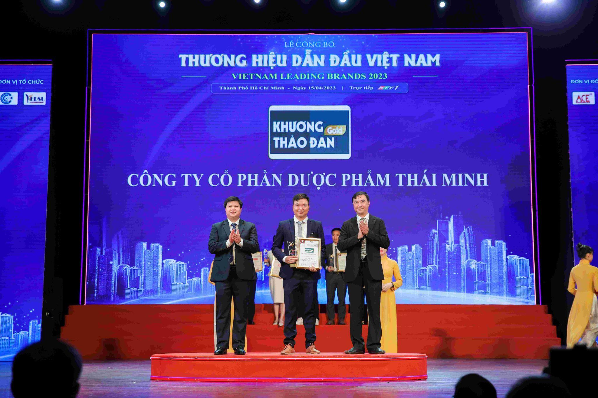 Khương Thảo Đan Gold - Giải pháp "vàng" cho bệnh khớp vinh danh tại Thương hiệu dẫn đầu Việt Nam 2023 - 1