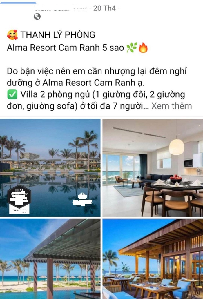 Rất nhiều các tour và voucher phòng nghỉ giá rẻ cũng được rao bán trên chợ mạng