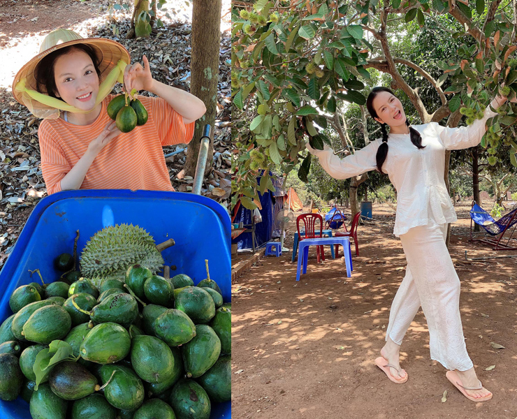 Phương Oanh, &#34;phú bà buồn lấy hột xoàn ra đếm&#34; gây bất ngờ vì hình ảnh chân quê - 6