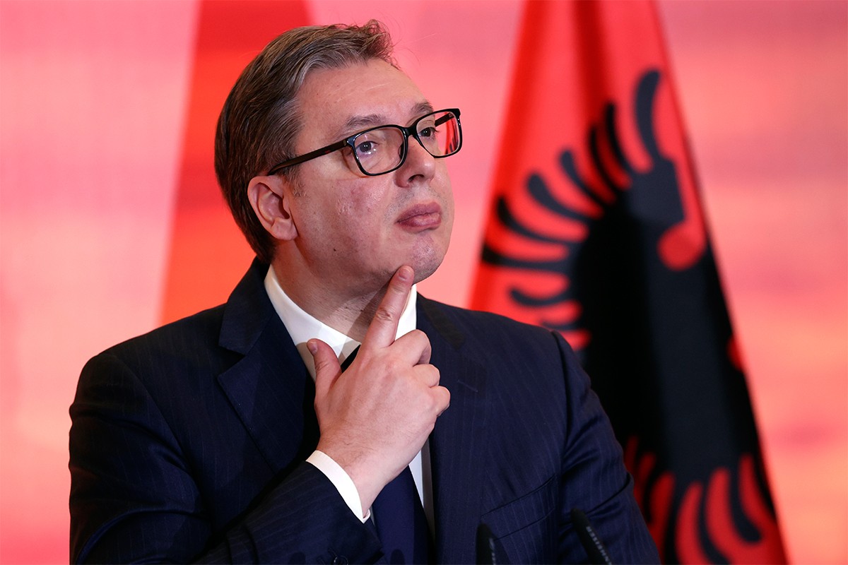 Tổng thống Serbia – ông Aleksandar Vucic (ảnh: RT)