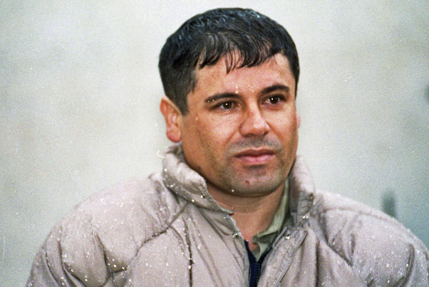 Ảnh chụp El Chapo bị bắt vào năm 1993. Ảnh: AP