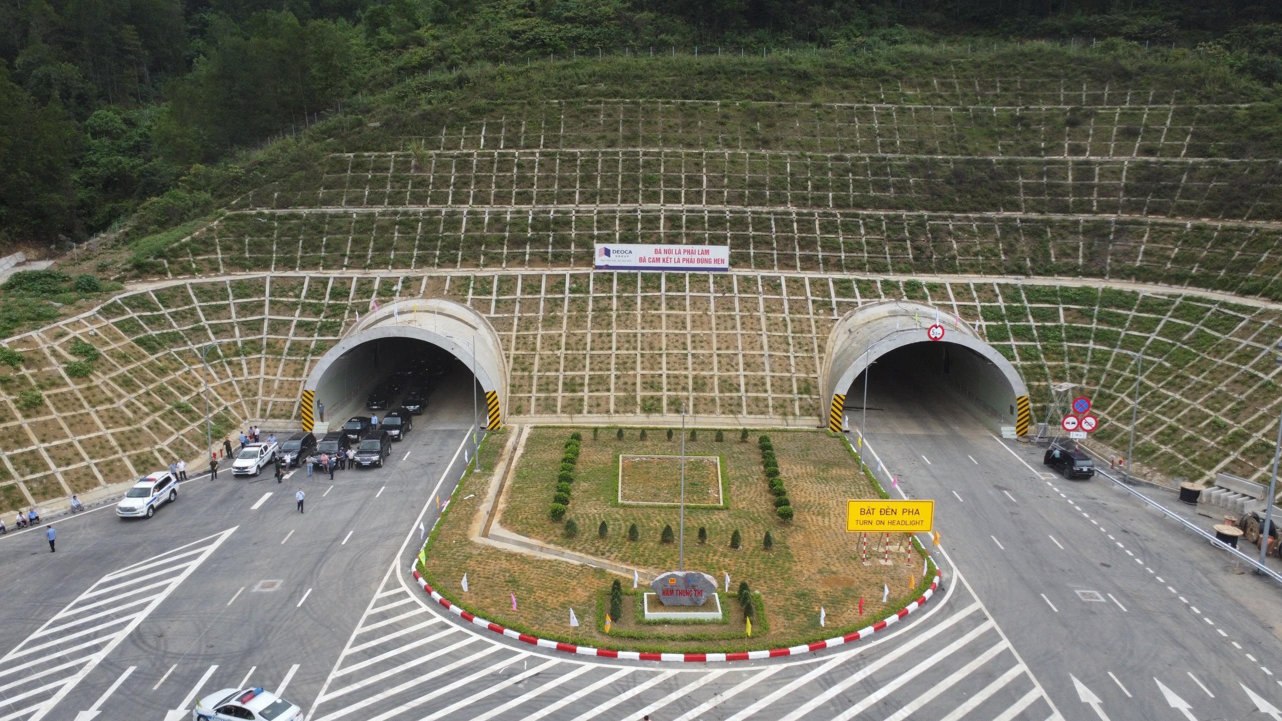 Khu vực hầm Trung Thi