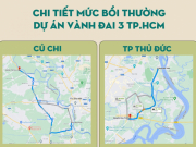 Tin tức trong ngày - Infographic: Chi tiết mức bồi thường dự án Vành đai 3 TP.HCM