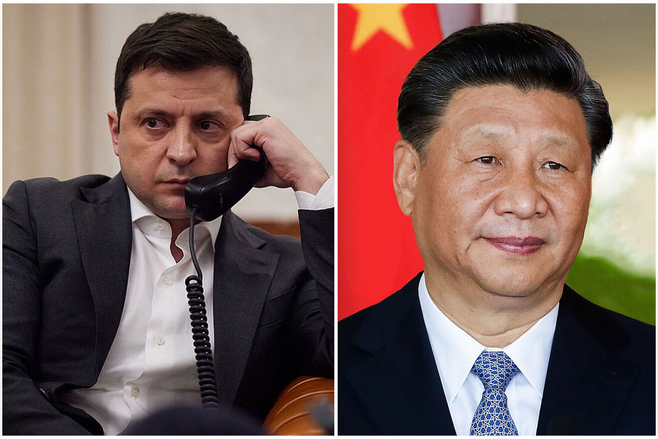 Ông Zelensky và ông Tập Cận Bình mới đây đã có cuộc điện đàm dài gần 1 tiếng (ảnh: CNN)