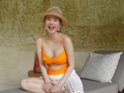 Thời trang - Minh Hằng mặc bikini khoe dáng gợi cảm ở tháng thứ 5 của thai kỳ