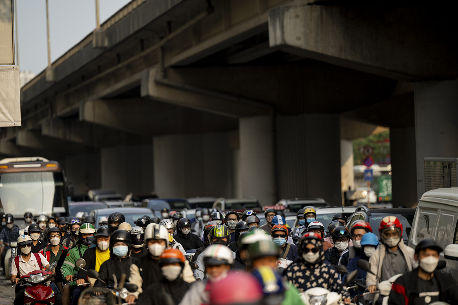 Tình hình giao thông tại Hà Nội trong ngày cuối của kỳ nghỉ lễ - 14
