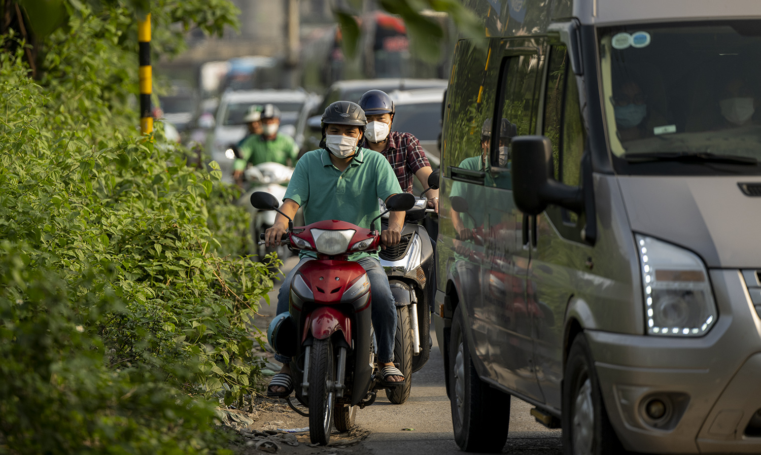 Tình hình giao thông tại Hà Nội trong ngày cuối của kỳ nghỉ lễ - 9