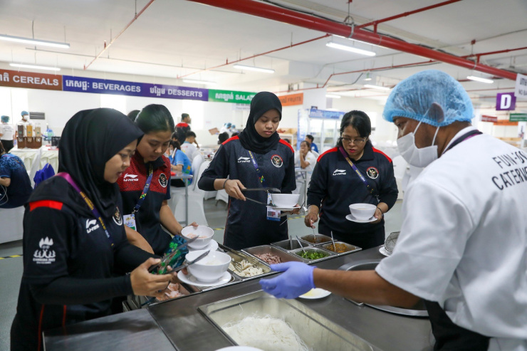 Chùm ảnh làng VĐV SEA Games: Đoàn Việt Nam ăn ở miễn phí có tốt? - 14