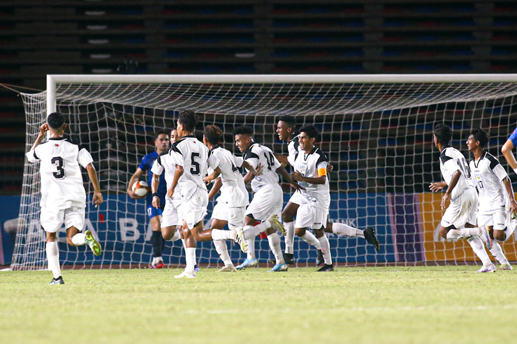 Video bóng đá U22 Timor Leste - U22 Philippines: Figo ghi bàn, đại thắng gây sốc (SEA Games 32) - 1