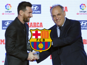 Bóng đá - Nóng Messi được chủ tịch La Liga mở đường trở lại Barca, điều kiện là gì?