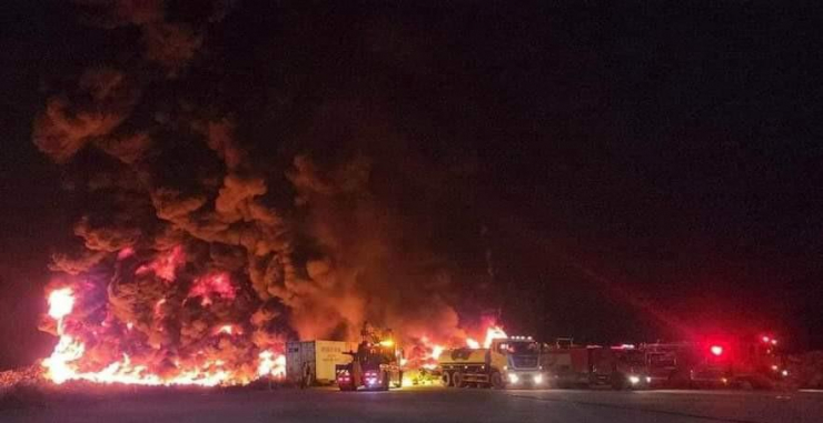 Cháy lớn thiêu rụi hàng triệu tấm phao xốp ở Vân Đồn - 3