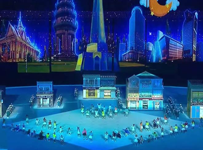 Lễ khai mạc SEA Games 32: Ấn tượng màn thắp đuốc, đại hội chính thức bắt đầu - 46