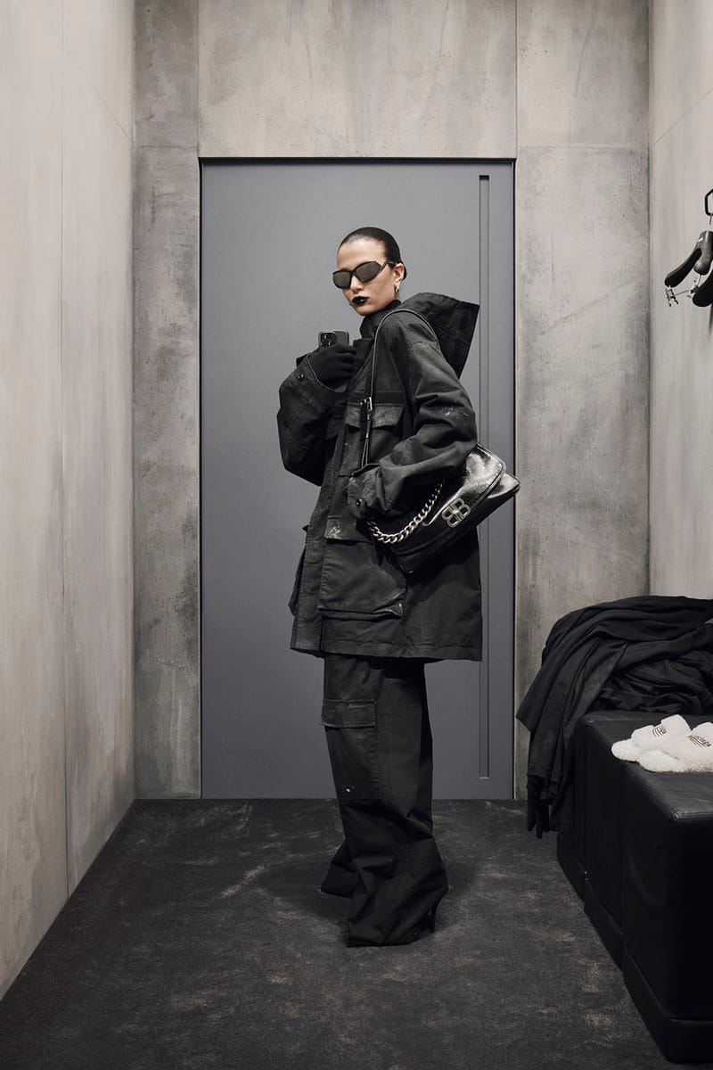 Balenciaga Fall 2023 lăng xê tông màu đen, kiểu dáng phóng khoáng - 14