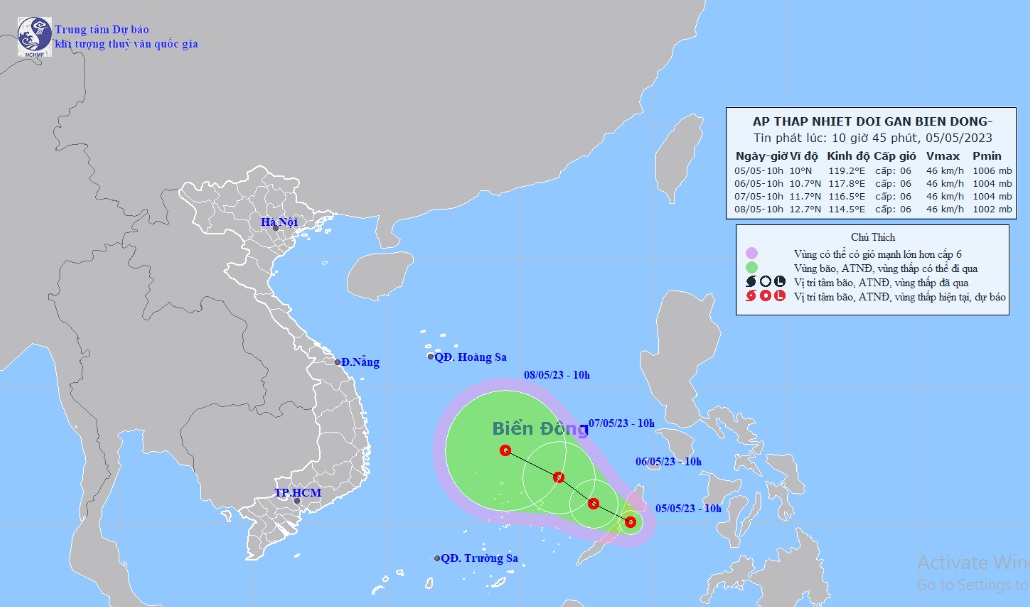 Biển Đông sắp hứng áp thấp nhiệt đới đầu tiên năm 2023 - 1