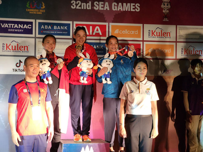 Nguyễn Thị Thanh Phúc lần thứ 5 giành huy chương vàng SEA Games