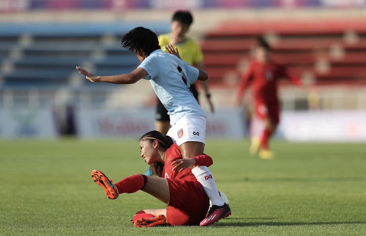 Trực tiếp bóng đá nữ Việt Nam - Myanmar: Thanh Nhã ghi bàn quan trọng (SEA Games 32) - 6