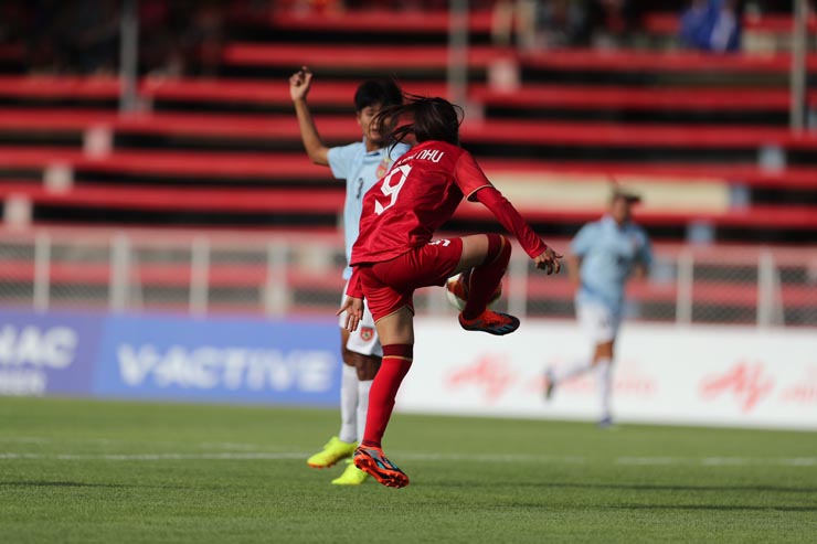 Trực tiếp bóng đá nữ Việt Nam - Myanmar: Thùy Trang ấn định chiến thắng (Hết giờ) - 7