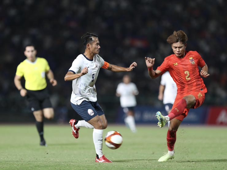 Video bóng đá U22 Myanmar - U22 Campuchia: Ngỡ ngàng siêu phẩm, lợi thế quan trọng (SEA Games) (H1) - 1