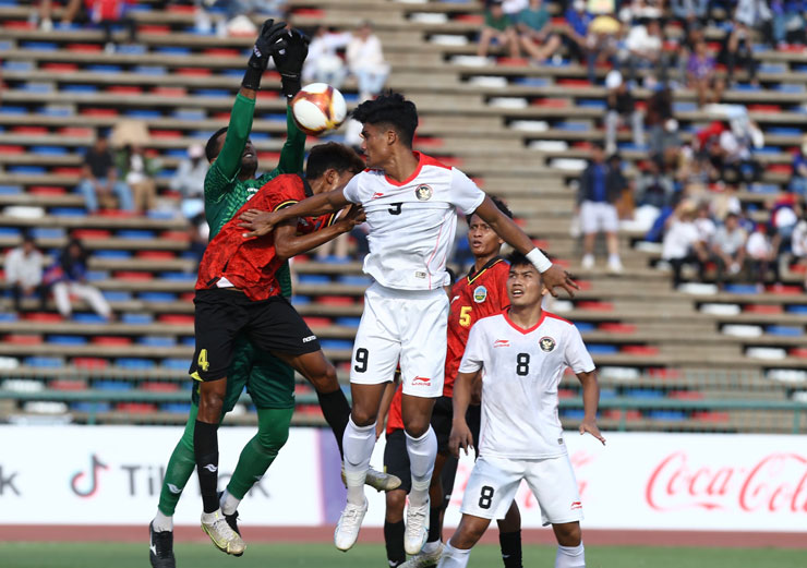 Trực tiếp bóng đá U22 Timor Leste - U22 Indonesia: Vô-lê nâng tỷ số lên 3-0 (SEA Games) - 3