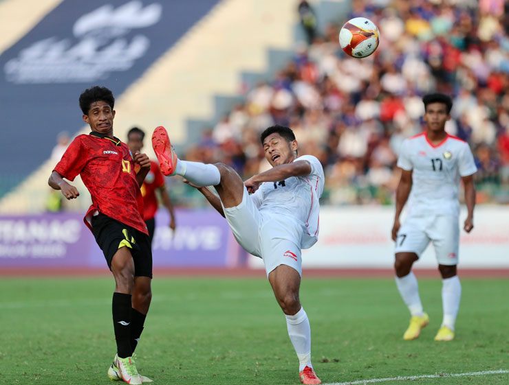 Video bóng đá U22 Timor Leste - U22 Indonesia: Đại tiệc 3 bàn, cú đúp ấn tượng (SEA Games 32) - 3
