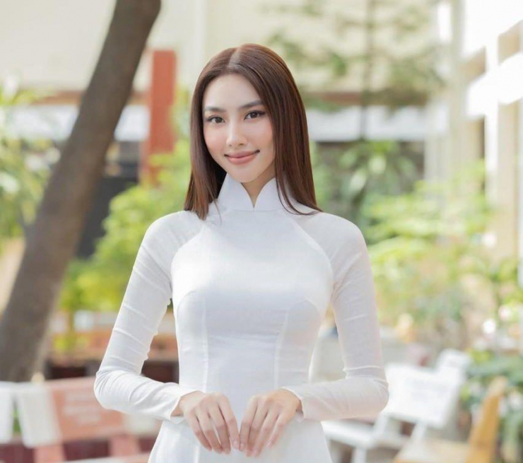 Hoa hậu Thùy Tiên vắng mặt tại phiên tòa chiều 8-5. Ảnh: FBNV