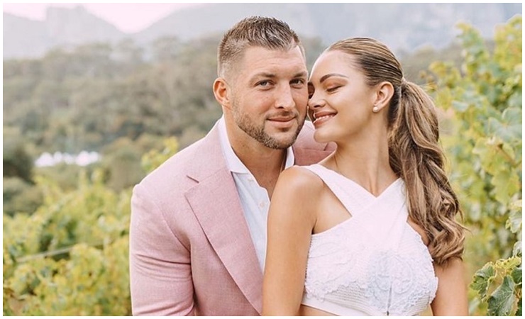 Tim Tebow là cầu thủ bóng chày "sướng nhất" hiện nay khi anh là chồng của Hoa hậu Hoàn vũ 2017 Demi-Leigh Nel-Peters.