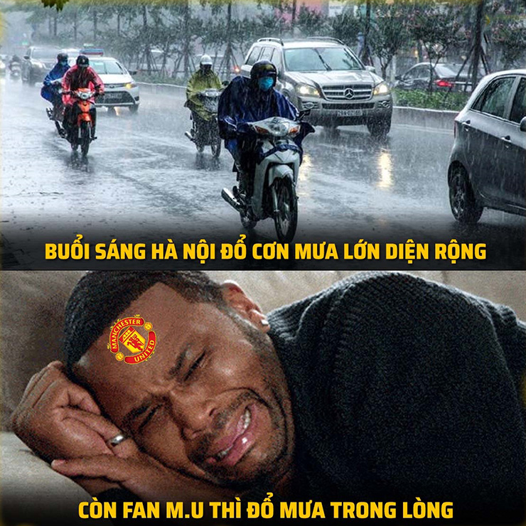 Làm sao bằng cơn mừa trong lòng fan MU.