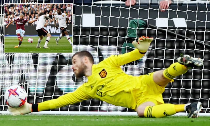 De Gea mắc sai lầm tệ hại trước West Ham