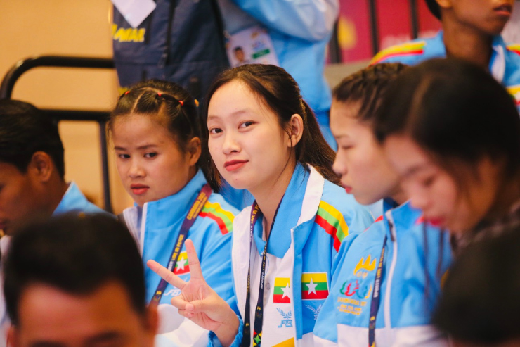 Người đẹp Myanmar và VĐV Việt Nam đều thua Campuchia ở môn vovinam - 5