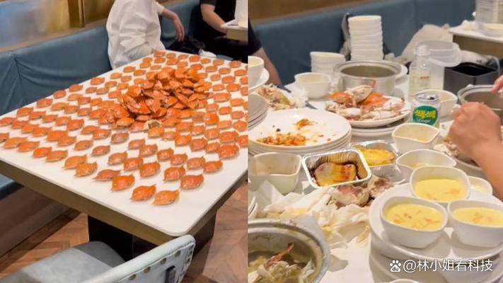 Đi ăn buffet, nhóm bạn 7 người ăn hết 300 con cua, 50 hộp sầu riêng khiến dân tình choáng váng - 1