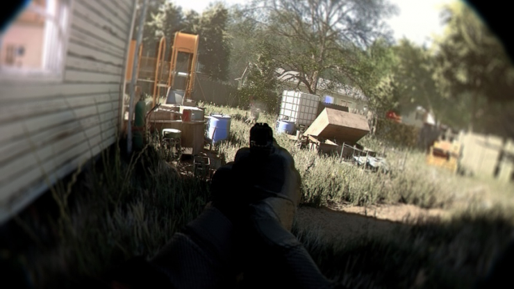 Hình ảnh trong tựa game bắn súng Unrecord chân thực như hình ảnh những vụ xả súng ngoài đời.Ảnh: Steam.