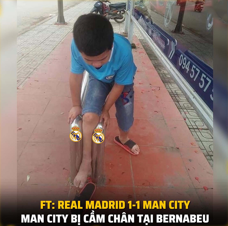 Cách Man City bị cầm chân.