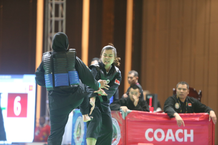 Quàng Thu Nghĩa bị phạt số điểm kỷ lục vẫn giật HCV Pencak Silat SEA Games 32 - 4