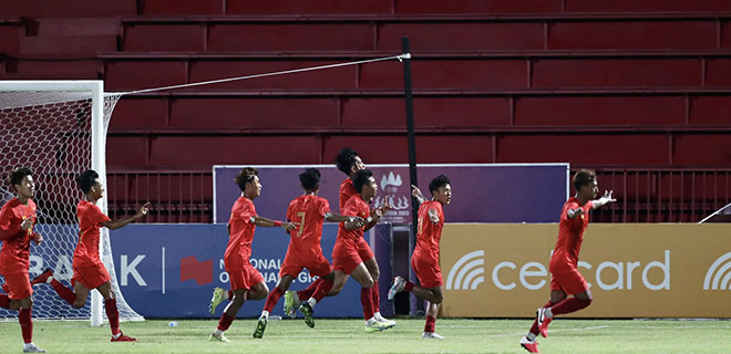 Video bóng đá U22 Myanmar - U22 Philippines: Tung đòn quyết định, đoạt vé bán kết (SEA Games 32) - 2