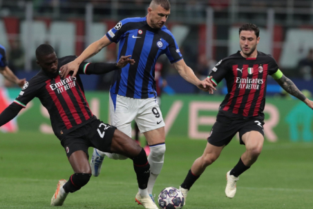 Video bóng đá AC Milan - Inter Milan: 2 khoảnh khắc xuất thần, sớm định đoạt derby (Cúp C1)